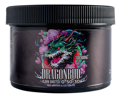 Dragonbud Nutriente Floración Engordador Auto Cultivo 8 Oz