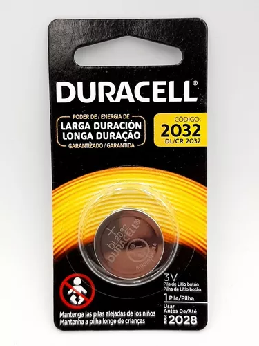 Pilas especiales Duracell de botón de litio 2032 de 3V