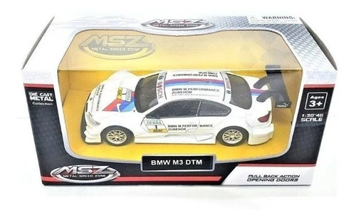 Auto Metal Bmw M3 Dtm 1:38 Msz Coleccion A Escala 67318 Edu