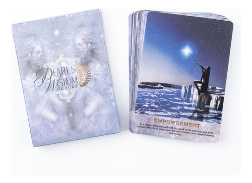 Mazo Pearl Wisdom Oracle, 10,4 X 7,3 Cm, 44 Cartas, Qk