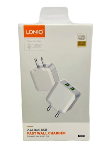 Cargador Usb-iPhone Ldnio A2201 (12w) 1 Metro Somos Tienda