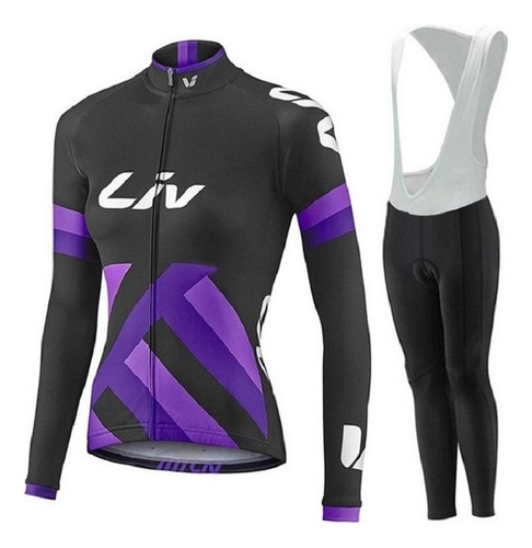 Jersey Mujer Liv Team Ciclismo Traje Bicicleta W/bolsas