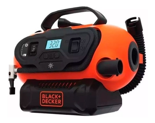 Inflador Automatico 3 En 1 Black Decker 12v/220v Bdinf20qp