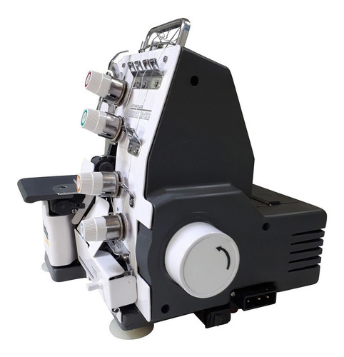 Imagen 8 de 10 de Overlock Semi Industrial 4 Hilos + Kit 3 Tijeras Metálica!!