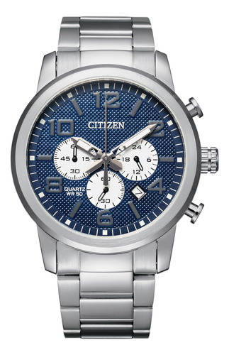 Citizen Reloj De Cuarzo Para Hombre, Acero Inoxidable, Clasi