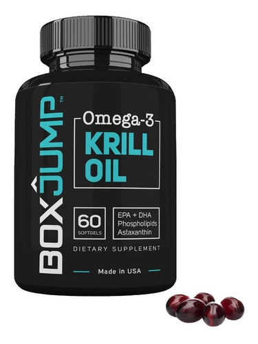 Omega 3 Aceite De Krill 1000mg- 60caps-salud Cardio-cerebral