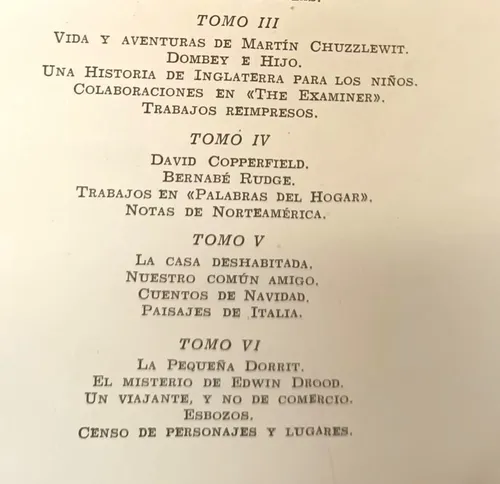 Charles Dickens Aguilar Obras Completas 4 Tomos 1950 (Usado)