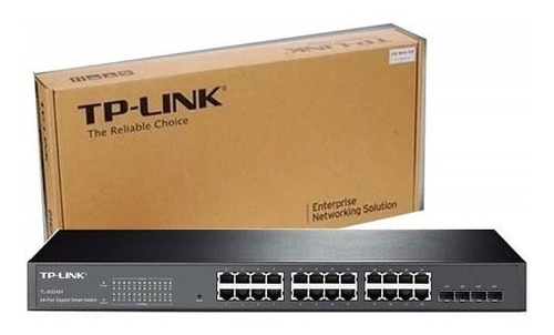 Tp-link Switch Administrable L2/l2+ 24 Puertos Gigabit 