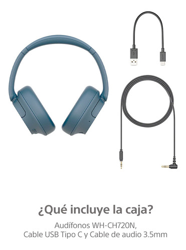 Audífonos Inalámbricos Con Noise Cancelling Wh-ch720n | Wh-c