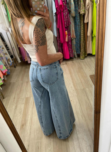 Pantalón Palazo De Jean The Big Shop