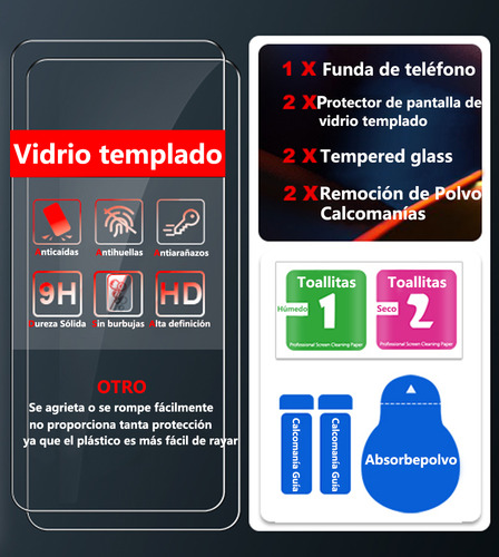 Funda Para Samsung Galaxy A56 5g Con Uso Rudo Carcasa Case + 2micas