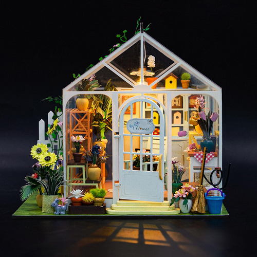Kits De Casas De Muñecas En Miniatura Para Hacer Tú Mismo