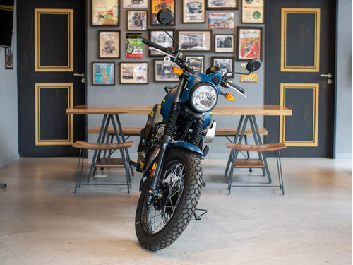 Imagen 2 de 25 de Royal Enfield Scram 411 Himalayan Skyline Blue Entrega Ya