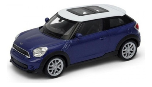 Welly 1:34 Mini Paceman azul metalizado 43685CW