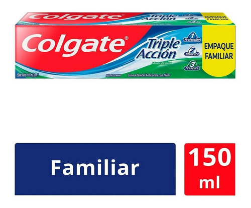 Pasta Dental Colgate Triple Acción Familiar 150ml