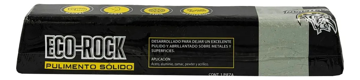 Pulimento Barra para pulir aluminio, acero, piedra Verde Castelan Eco Rock 1 Pza