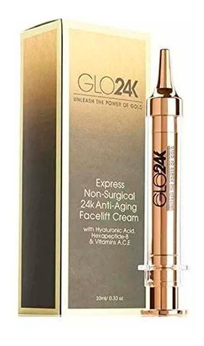 Crema De Estiramiento Facial Glo24k Instantánea Antiarrugas