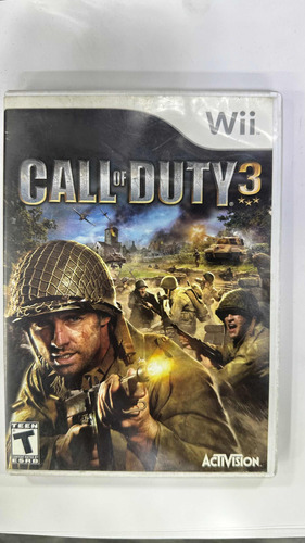Call Of Duty 3 Nintendo Wii Original Garantizado Completo
