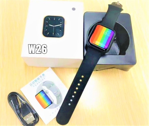 Imagen 1 de 7 de Reloj Smart Watch W 26 Color Negro 