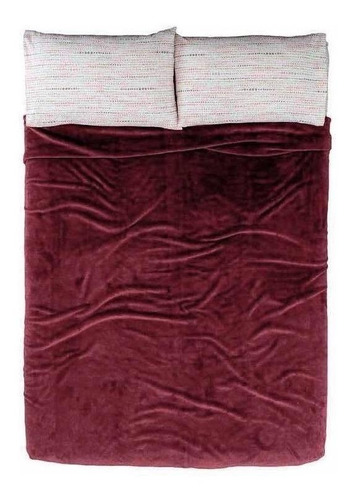 Cobertor Ligero Matrimonial Tinto Elegante Vianney