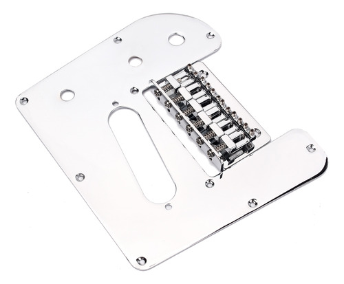 Placa De Controle De Guitarra Elétrica Lap De Aço Cromada