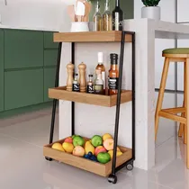 Comprar Carro Auxiliar Multiuso Estanteria Con Ruedas Cocina Living