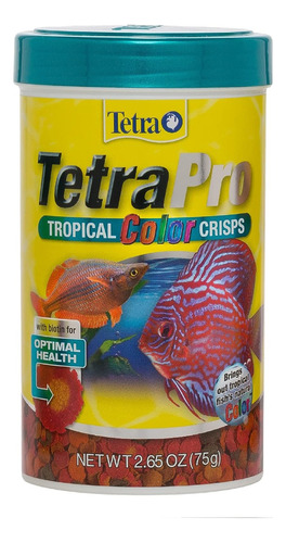 Tetrapro Tropical Color Crisps 75gr Comida Peces Acuarios