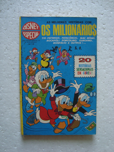 Disney Especial Nº 9 - Os Milionários - 1ª Edição - Fev/1974