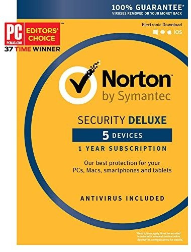 Norton Security Deluxe - 5 Dispositivos [key Card]
