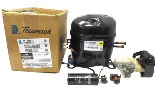 Compresor Tecumseh 1/2hp Baja R404a 110v 2050 Btu