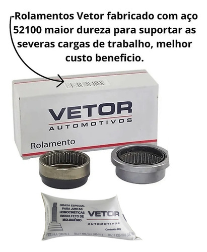 Kit 2 Rolamento Suspensão Barra Torção Xsara Picasso Partner
