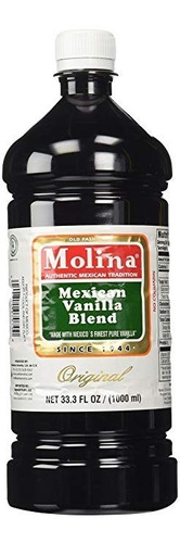 Vainilla Mexicana Mezcla Por Molina Vainilla, 33.3 Oz / 1000