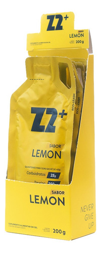 Energy Gel Z2+ Lemon Box 5 Unidades Sabor Limão