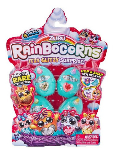 Rainbocorns Itzy Glitzy Surprise Packx4 Wabro 92006