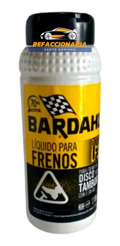 Líquido De Frenos Bardahl Lf3 / Dot 3 / 350ml