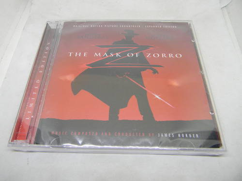 Cd - The Mask Of Zorro - James Horner - 2 Cds - Lacrado