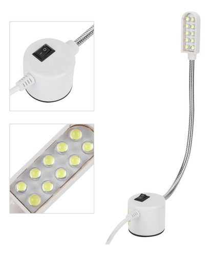 Máquina De Coser Led, 10 Piezas, Chips, Brazo, Torno, Enchuf