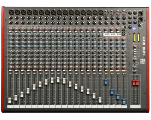 Mezclador Allen Y Heath Zed-24 De 24 Canales Con Interfaz Us