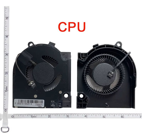 Cooler Para Notebook Dell G15 5520 5521 5525 - P105f - Cpu