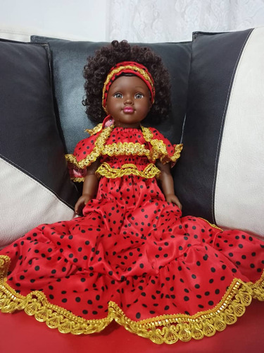 Muñeca Gitana Ideal Para Santería Espiritismo Misas 47 Cm