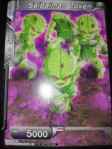 Saibaiman Token (premier To Online Eve-carta Dragon Ball Tcg