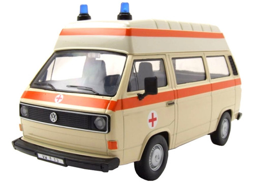 Motormax 79595 1:24 Volkswagen Type 2 T3 High Roof Ambulance