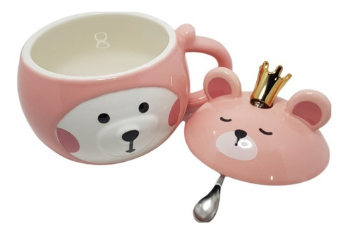 Mug Pocillo Taza Cerámica Oso Kawaii Cosplay Tierno