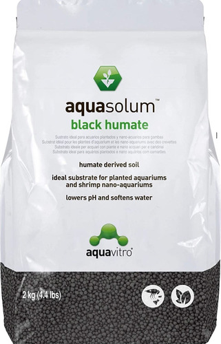 Imagen 1 de 2 de Aquasolum Black Humate 2kg Sustrato Acuarios Plantados