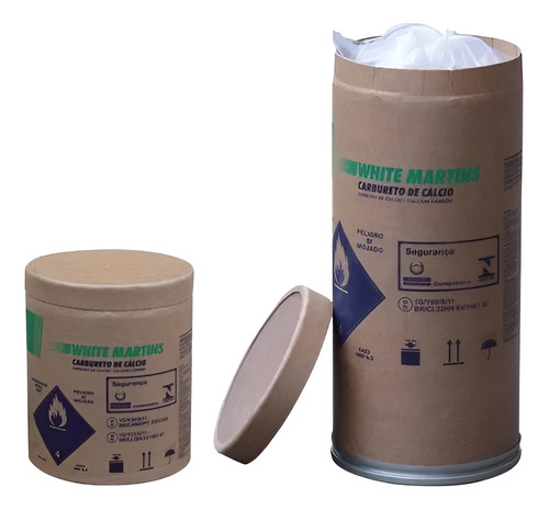Carbureto Calcio Embalagem 1 Kg Em Pedras White Martins