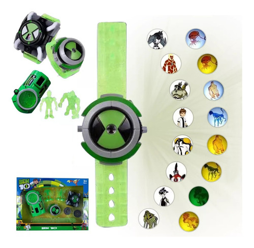 Reloj De Proyección De Juguete Para Niños Alien Force Ben10