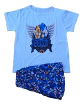 Comprar Pijama Conjunto Sonic Niños Invierno Ropa Para Dormir 