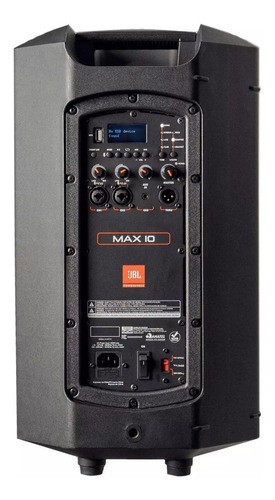 Caixa Jbl Ativa Max10 250w Rms 10 Bluetooth/usb 127/220v Cor Preto