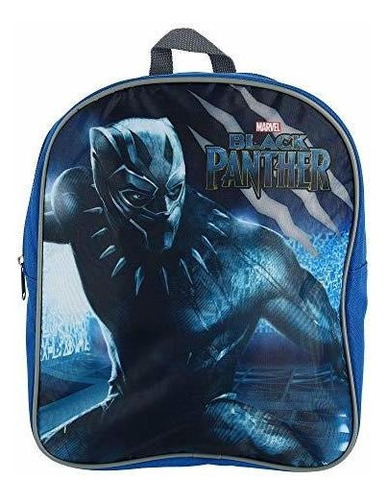 Marvel Kids' 12-inch Black Panther Backpack, Blue