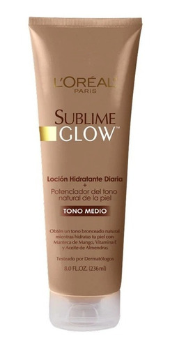 Bronceador Sublime Glow Loción Hidratante Tono Medio